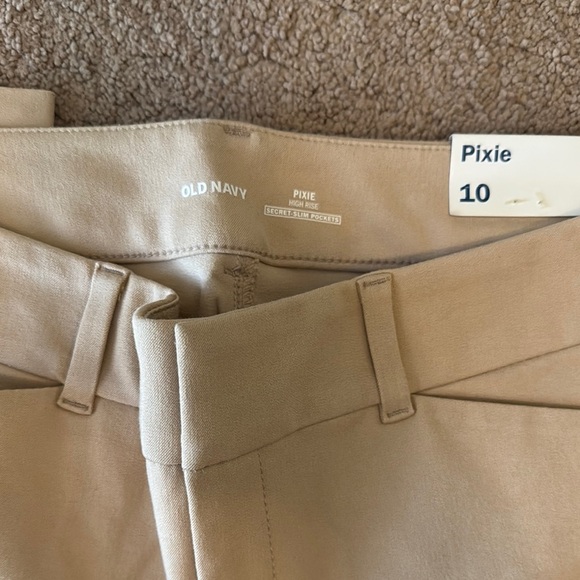 Tan ankle pixie pants - Picture 2 of 3